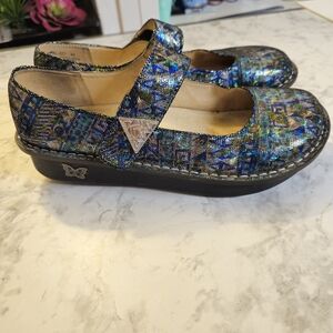 Alegria Colorful‎ Patterned Women's Shoes Size 40